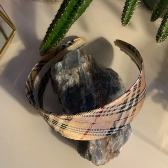 Accessories - Shiny Tartan Plaid Headband